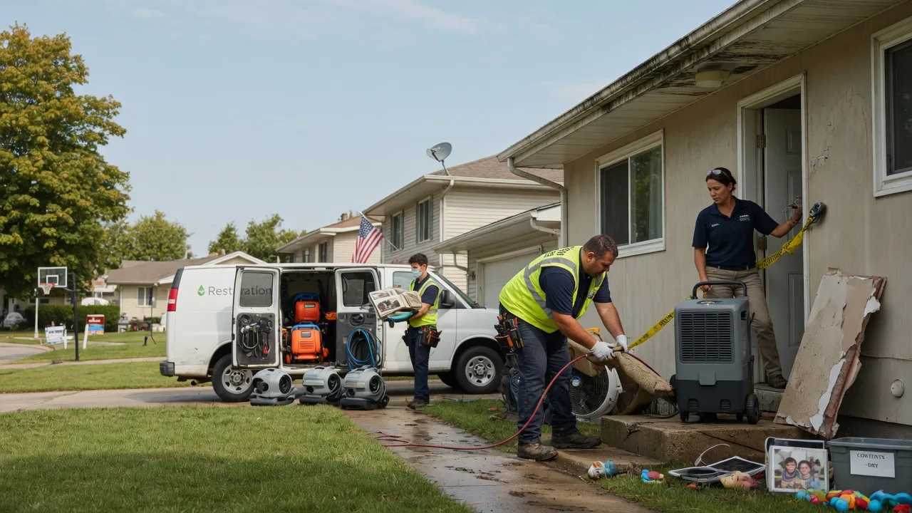 Water Damage Restoration in Charlotte, IA near me